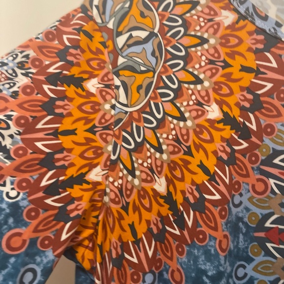 Wneedu Dress Multicolored Casual MIDI Size XL NWT - Picture 3 of 9